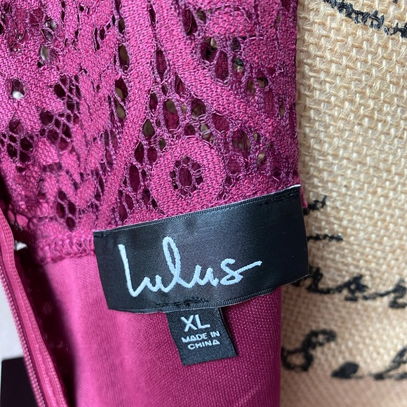 Lulus sheer lace midi dress - Picture 5 of 6